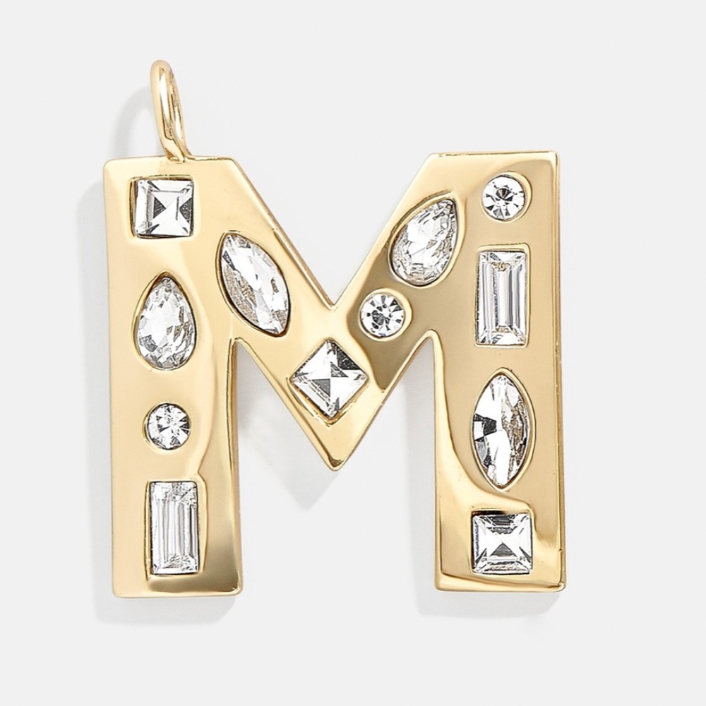 NWT BaubleBar GEM ALPHA CHARM M, N, R - Picture 2 of 8